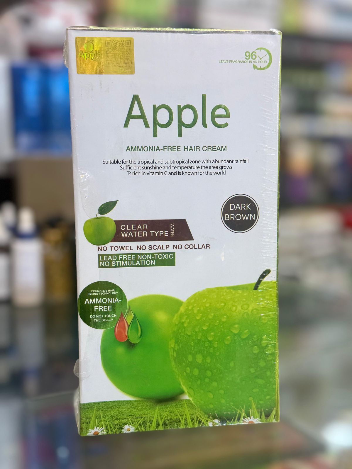 Apple Hair Color Cream Gentle Formula Provides Rich Color Smooth Application Long Lasting Shine Nourishes Hair  - 1000ML View Gallery - Pakistan