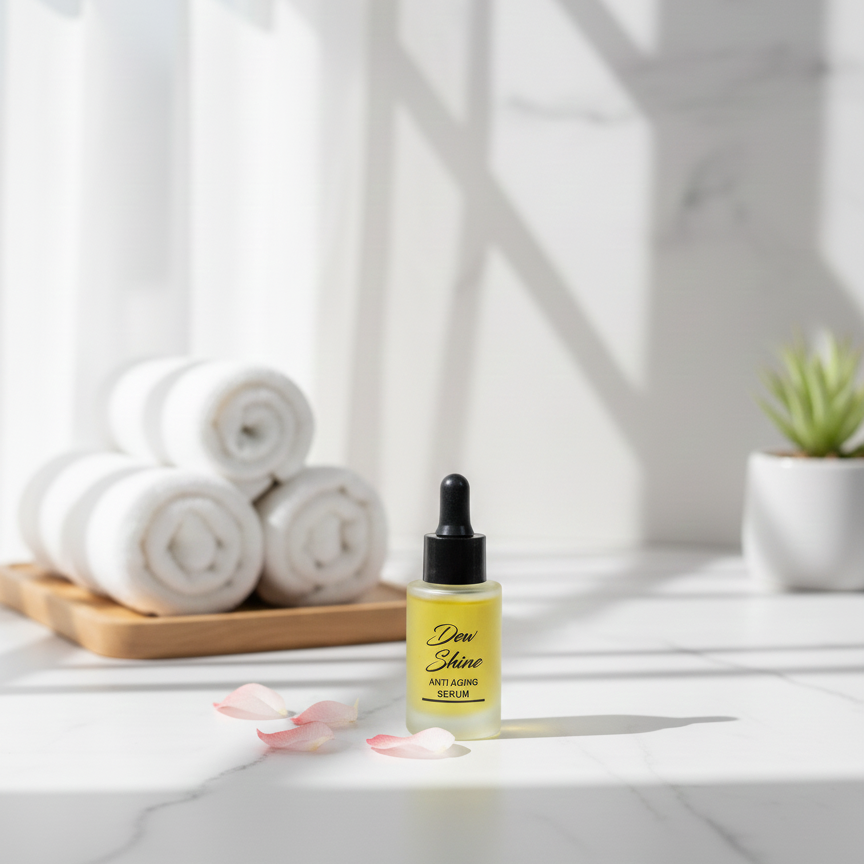 Dew Shine Anti Aging Serum Gentle Formula Reduces Fine Lines Improves Skin Elasticity Provides Radiant Glow And Smooth Texture For Daily Use - 30ml View Gallery - Pakistan