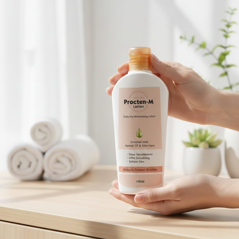 Procten M Lotion Gentle Formula Smooth Application Nourishes Skin Provides Comfort Hydrates Effectively And Supports Daily Skincare Needs - 100ml View Gallery - Pakistan