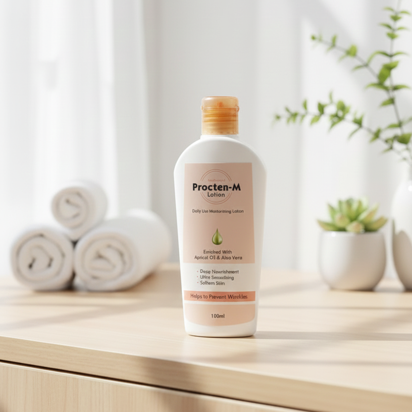 Procten M Lotion Gentle Formula Smooth Application Nourishes Skin Provides Comfort Hydrates Effectively And Supports Daily Skincare Needs - 100ml View Gallery - Pakistan