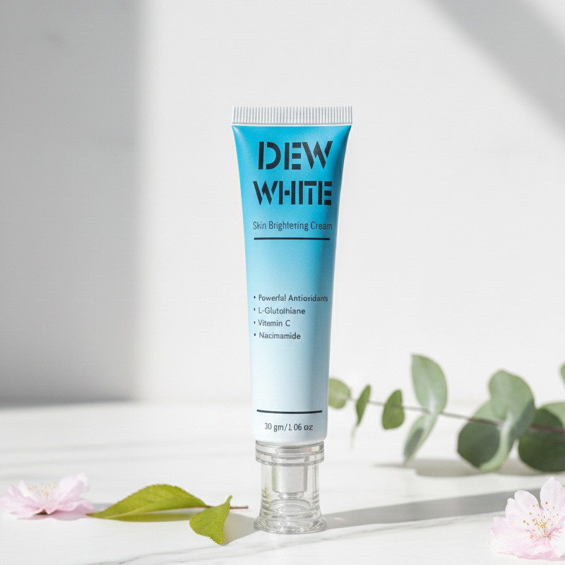 Dew White Skin Brightening Cream Gentle Formula Improves Skin Tone Reduces Dullness Provides Radiant Glow And Smooth Texture For Daily Use - 30g View Gallery - Pakistan