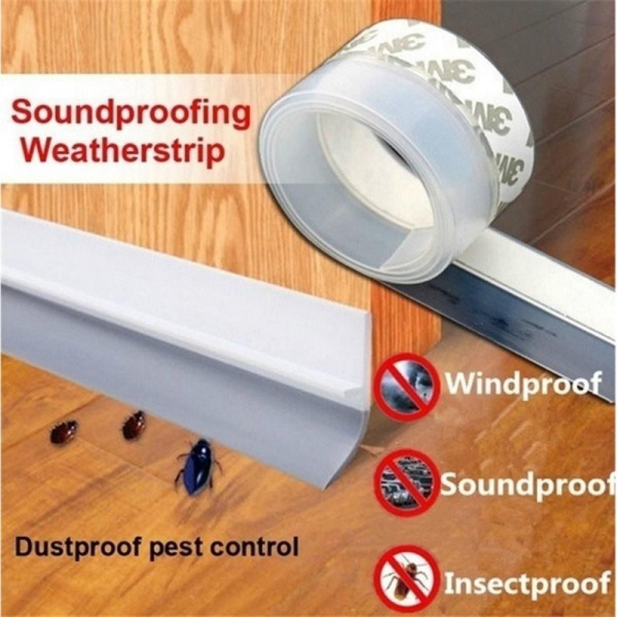 5 Meter Door Seal Tape – Strong Adhesive Weatherproof Strip for Doors & Windows | Soundproof, Dustproof, Anti-Draft & Easy Installation View Gallery - Pakistan