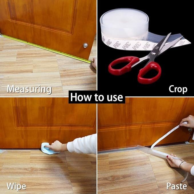 5 Meter Door Seal Tape – Strong Adhesive Weatherproof Strip for Doors & Windows | Soundproof, Dustproof, Anti-Draft & Easy Installation View Gallery - Pakistan