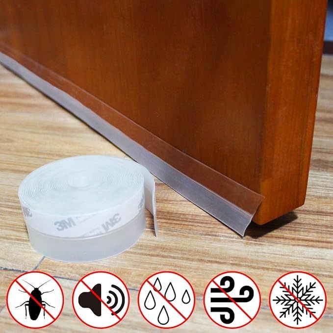 5 Meter Door Seal Tape – Strong Adhesive Weatherproof Strip for Doors & Windows | Soundproof, Dustproof, Anti-Draft & Easy Installation View Gallery - Pakistan