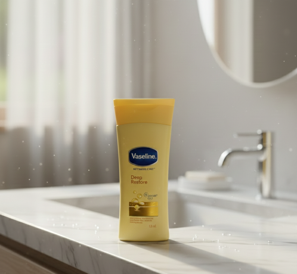 Original Vaseline Deep Restore Jelly Lotion for long-lasting hydration and deeply nourished skin - 100ML View Gallery - Pakistan