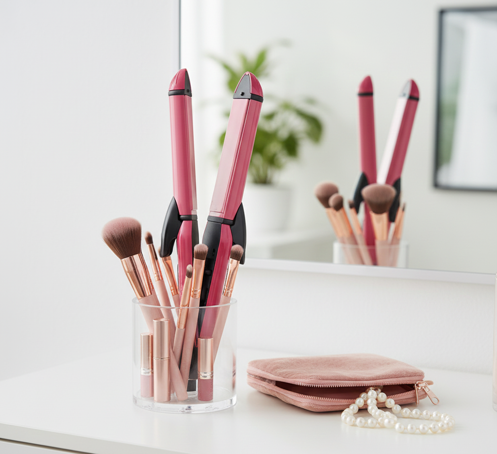 Nova 2-In-1 Hair Straightener & Curler NH-2009 – Quick Heat-Up Ceramic Plates for Sleek Straightening & Effortless Curls | Portable Dual-Use Styling Tool View Gallery - Pakistan