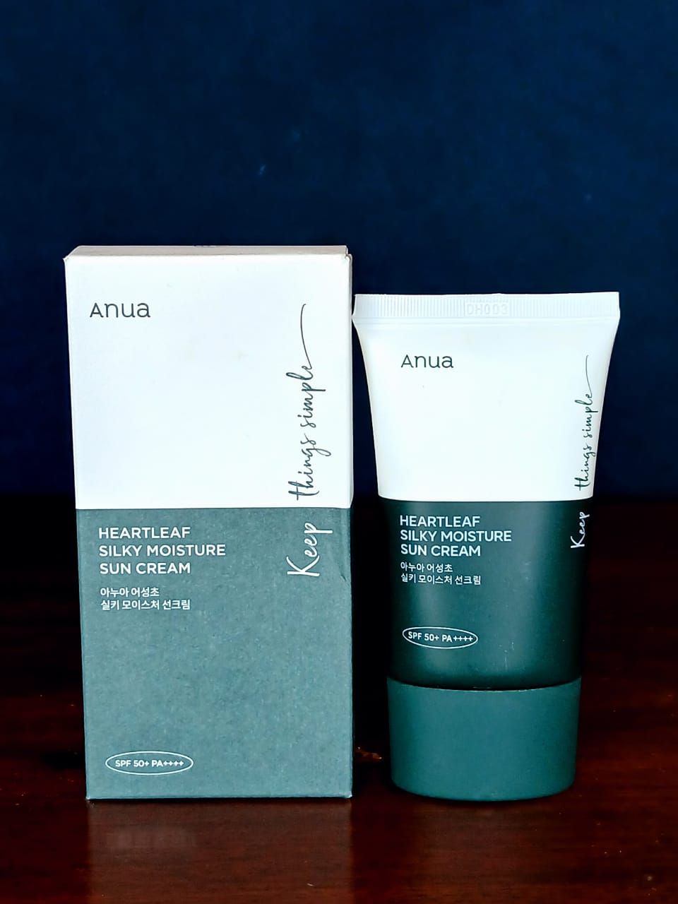 Anua Heartleaf Silky Moisture Sun Cream protection with SPF 50+ PA++++. -Imported Quality- View Gallery - Pakistan