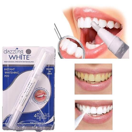 Dazzling White Instant Teeth Whitening Pen – Professional Strength Whitening Formula for Fast, Visible Results – View Gallery - Pakistan