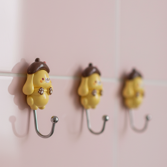 Sanrio Wall Hook – Cute & Durable Cartoon Wall Hanger for Keys, Bags, Towels & Accessories | Strong Adhesive, Space-Saving & Decorative Home Organizer View Gallery - Pakistan