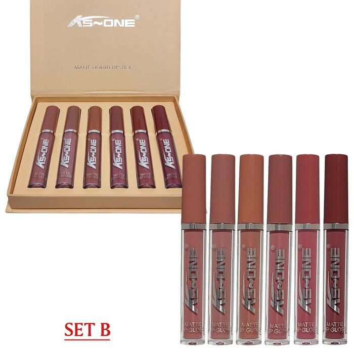 KS One 6 PCS Lipgloss Set Premium Quality Gloss Collection Smooth Application Long Lasting Shine For Everyday Makeup View Gallery - Pakistan