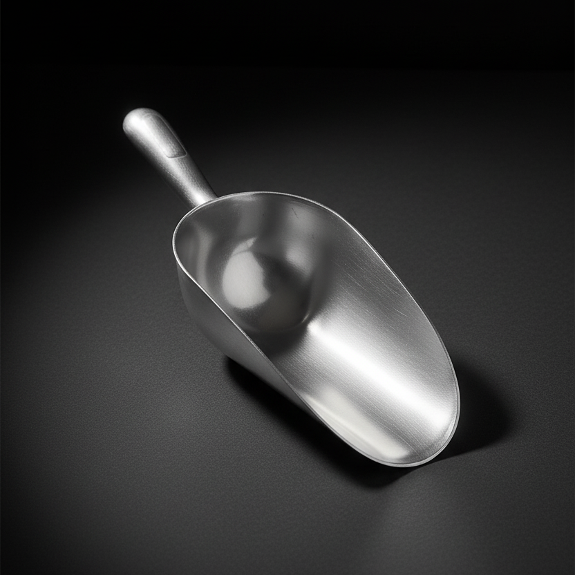 Durable Cast Aluminum Utility Scoop | Heavy-Duty Multi-Purpose Metal Scoop for Kitchen, Baking, Ice, Grains, Flour, Pet Food & Household Use View Gallery - Pakistan