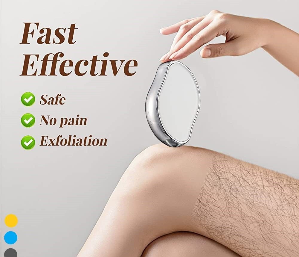 Crystal Hair Remover Easy Smooth Skin Solution For Effortless Hair Removal And Gentle Exfoliation (Random Colors) View Gallery - Pakistan