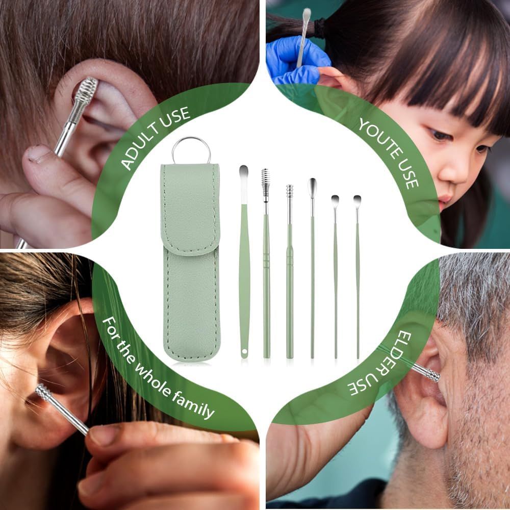 Ear Cleaner,The Most Professional Ear Cleaning Master Ear Cleaning Kit,Ear Cleaner Earwax Removal Tools with Pu Leather Case View Gallery - Pakistan