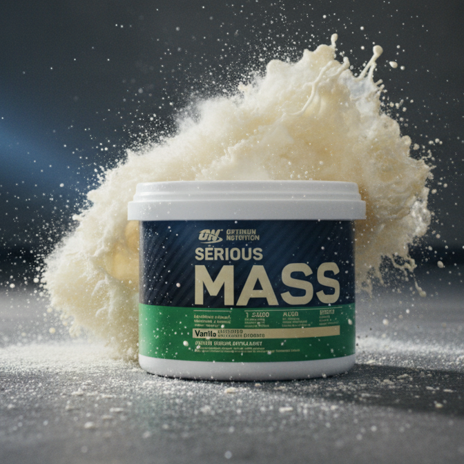 Optimum Nutrition Serious Mass Vanilla – High-Calorie Weight Gainer With 1250 Calories, 50g Protein, 252g Carbs & Added 3g Creatine for Muscle Growth (300g) View Gallery - Pakistan