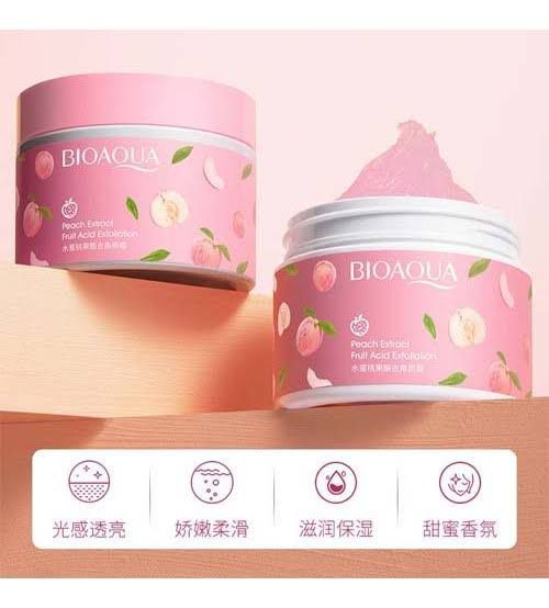Bioaqua Peach Extract Exfoliating Face Gel Cream Fruit Acid Gentle Peeling Gel Smooth Skin Refreshing Care - 100g View Gallery - Pakistan