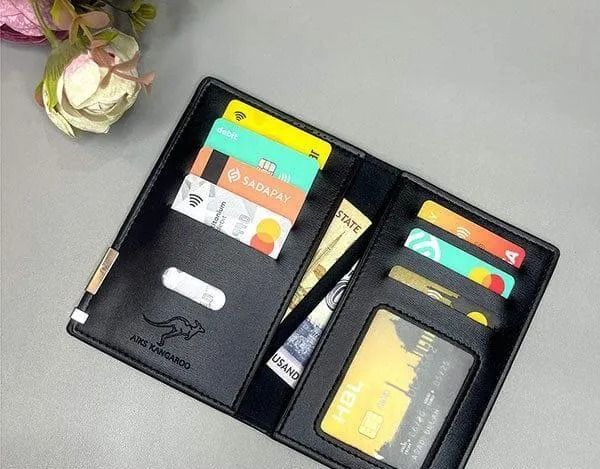Mini Long Leather Kangroo Wallet Stylish Design Durable Material Multiple Compartments Secure Closure Convenient Daily Use View Gallery - Pakistan