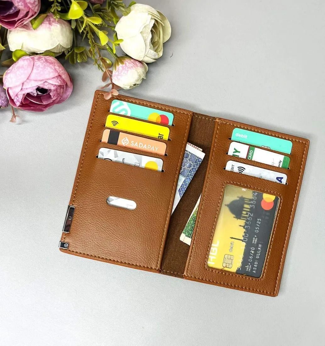 Mini Long Leather Kangroo Wallet Stylish Design Durable Material Multiple Compartments Secure Closure Convenient Daily Use View Gallery - Pakistan