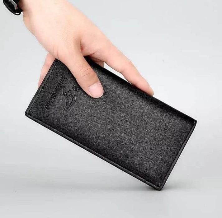 Kangro Ultra Slim Long Purse Wallet For Men With Stylish Design Durable Leather Easy Carrying And Everyday Use View Gallery - Pakistan