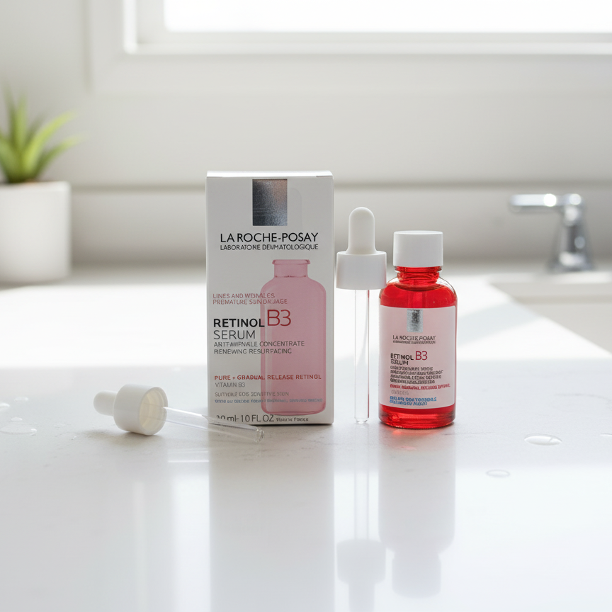 La Roche-Posay Retinol B3 Serum – Anti-Aging Renewal Serum with Pure Retinol, Niacinamide & Hydration for Sensitive Skin View Gallery - Pakistan