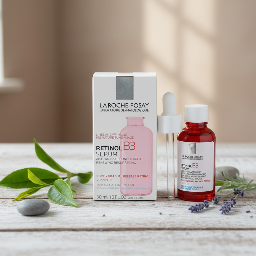 La Roche-Posay Retinol B3 Serum – Anti-Aging Renewal Serum with Pure Retinol, Niacinamide & Hydration for Sensitive Skin View Gallery - Pakistan