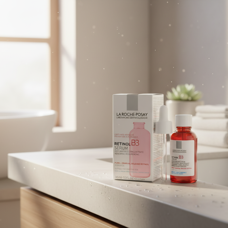 La Roche-Posay Retinol B3 Serum – Anti-Aging Renewal Serum with Pure Retinol, Niacinamide & Hydration for Sensitive Skin View Gallery - Pakistan