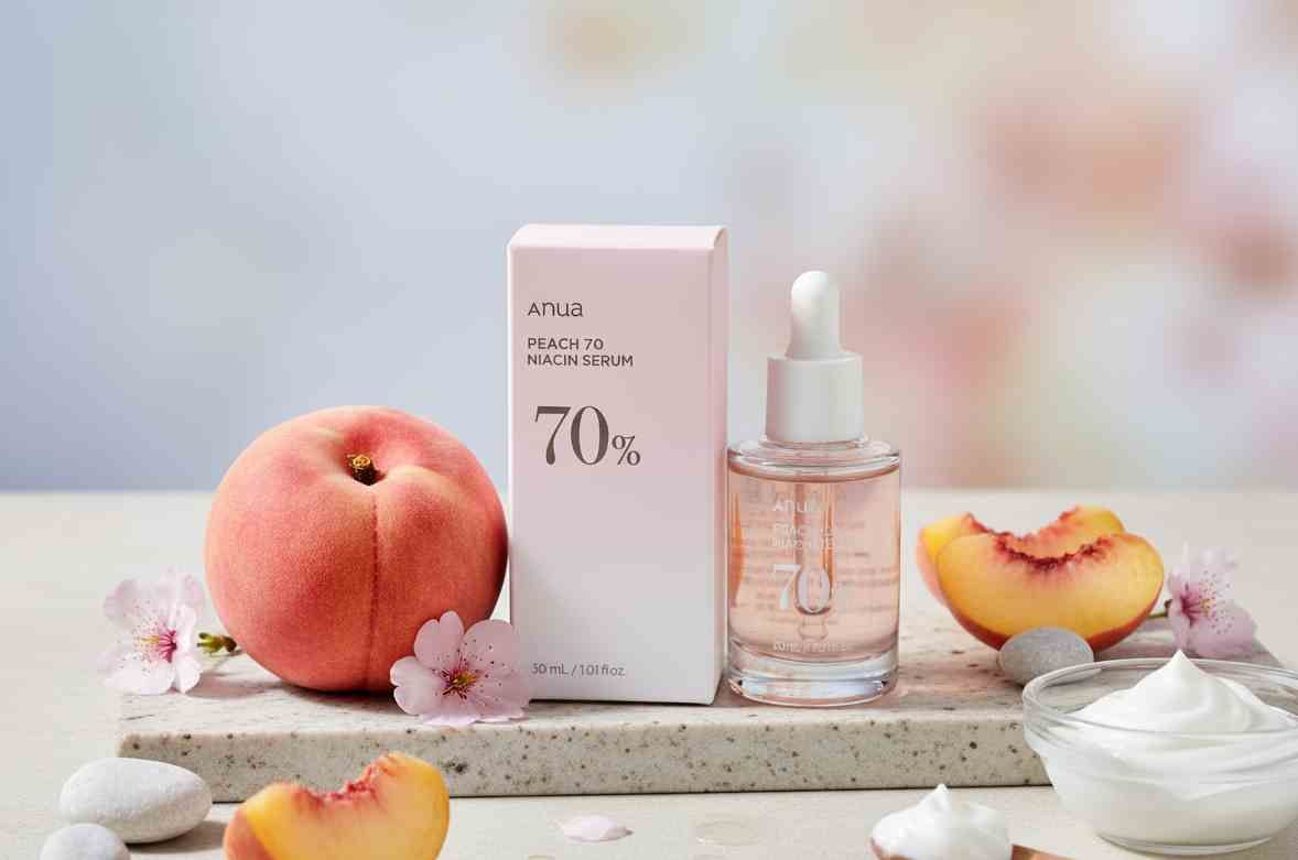 Anua Peach 70 Niacin Serum – Brightening, Hydrating Glass-Skin Serum with 70% Peach Extract &amp; 5% Niacinamide