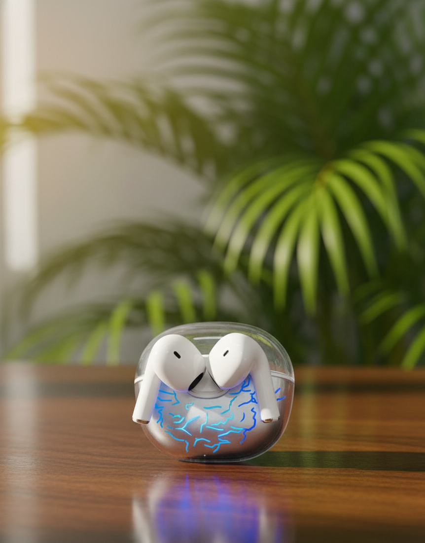 Bluetooth 5.2 True Wireless Earbuds – Long Battery Life, Digital Power Case, High Sensitivity Audio & Fast Charging for Music and Calls View Gallery - Pakistan