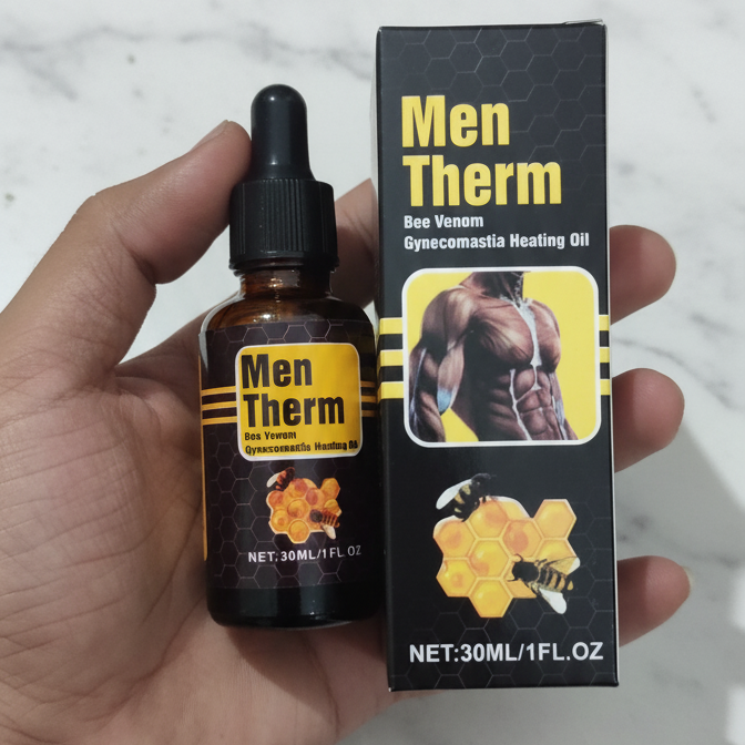 Men Therm Bee Venom Gynecomastia Heating Oil Bottle For Men (30 ml)