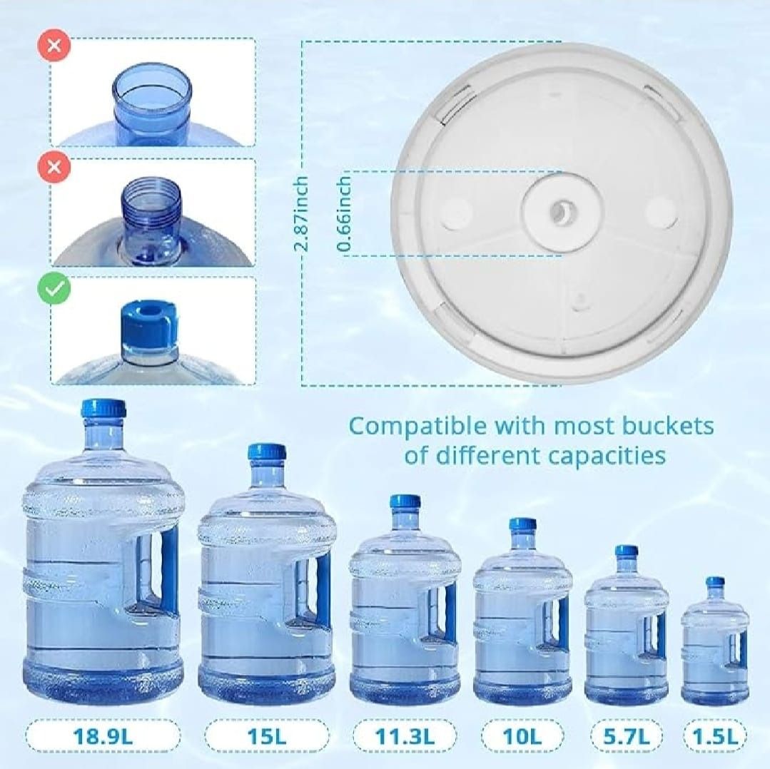 Automatic Electric Water Bottle Pump Dispenser With USB Rechargeable System For Easy One-Touch Water Dispensing At Home, Office And Outdoor Use View Gallery - Pakistan