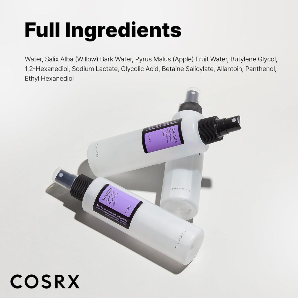 COSRX AHA/BHA Clarifying Treatment Toner | Gentle Exfoliating & Pore-Refining Korean Toner – Imported View Gallery - Pakistan