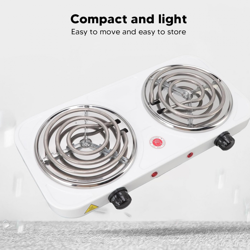 Double Electric Stove | Dual Hot Plate Cooker | Twin Coil Electric Cooking Stove View Gallery - Pakistan