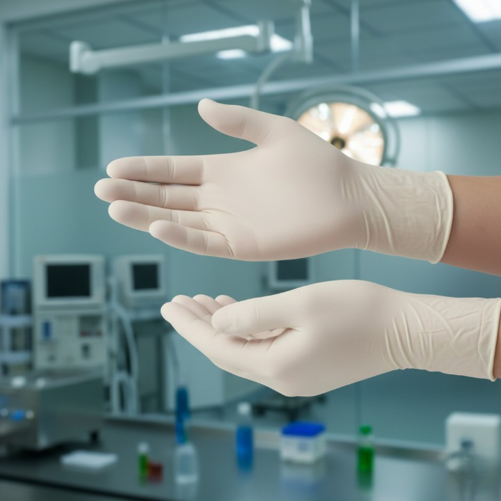 Star Sterile Latex Surgical Gloves Designed For Professional Use With Quality Latex Material And Sterile Packaging View Gallery - Pakistan