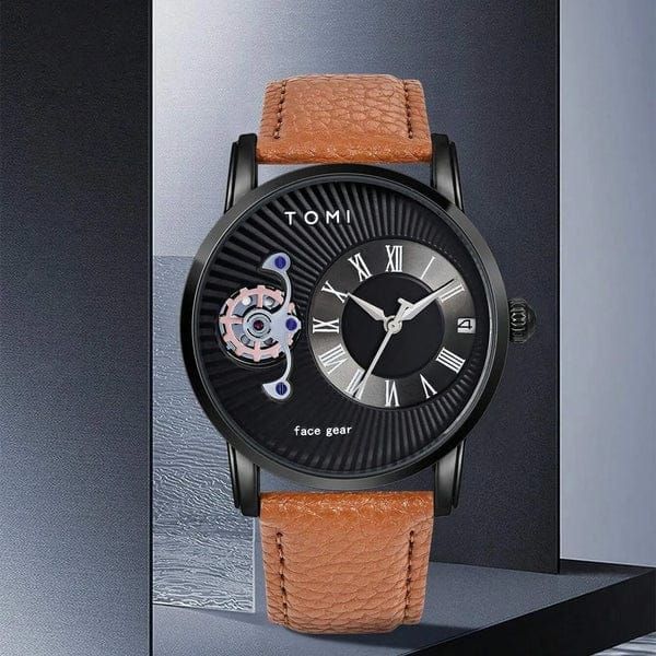 TOMI T-104 Face Strap Watch | Stylish Analog Wristwatch with Soft Strap | Casual & Fashionable Timepiece for Men and Women View Gallery - Pakistan