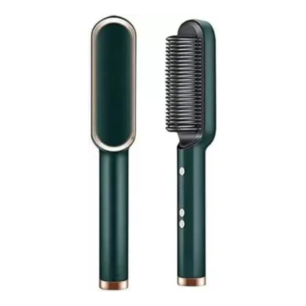 909 Hair Straightener Brush – Fast Heating, Smooth Styling, And Easy-To-Use Design For Quick And Professional Hair Straightening (Random Colors) View Gallery - Pakistan