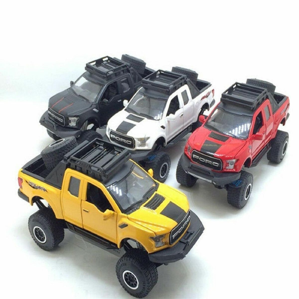 Ford F-150 Raptor Pickup Truck Toy Model With Touch Sensor – Realistic, Durable, And Easy-To-Operate (Random Colors) View Gallery - Pakistan