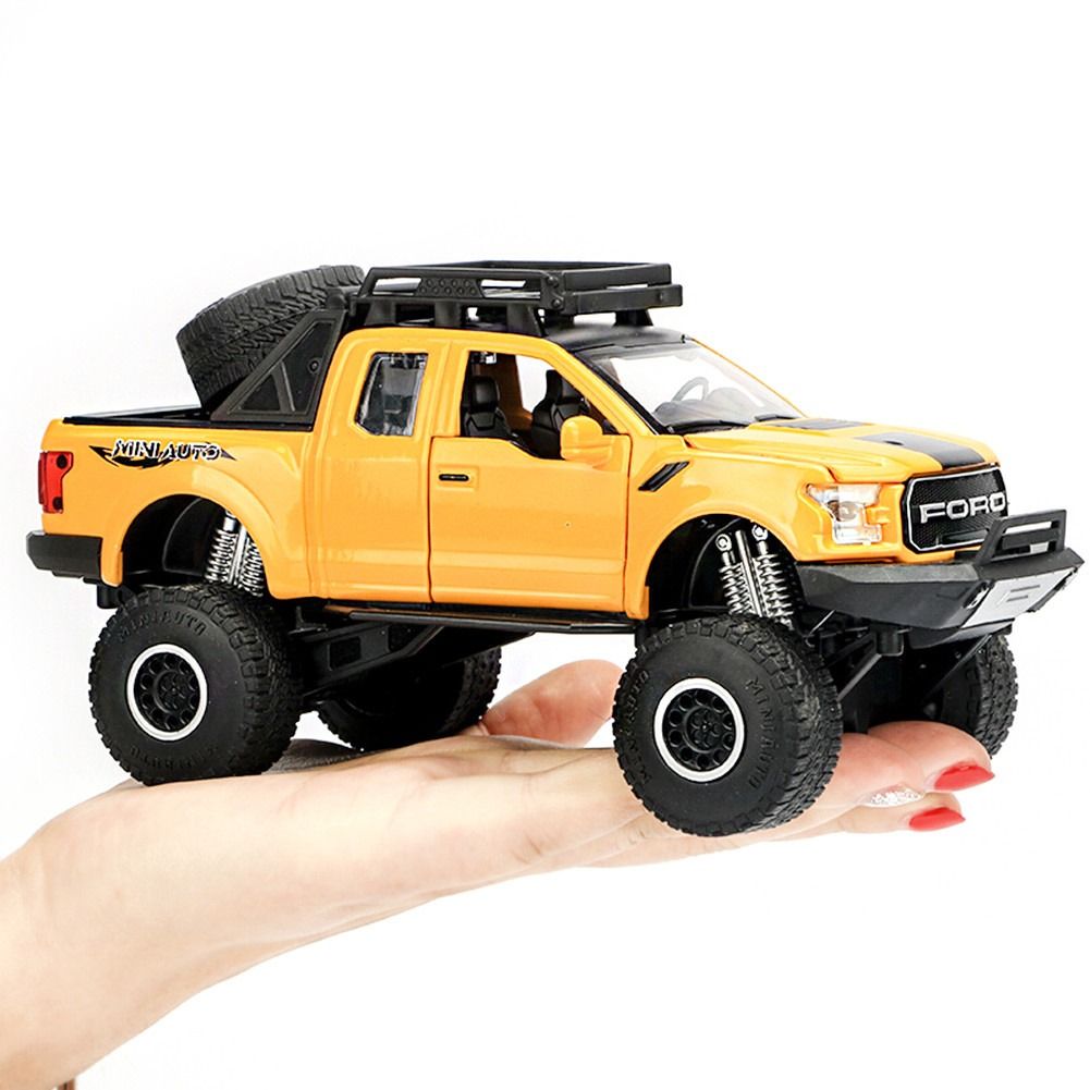 Ford F-150 Raptor Pickup Truck Toy Model With Touch Sensor – Realistic, Durable, And Easy-To-Operate (Random Colors) View Gallery - Pakistan