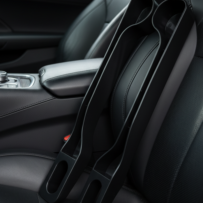 Car Seat Gap Fillers And Organizers – Space-Saving Car Accessory For Storing Essentials (Random Colors) View Gallery - Pakistan