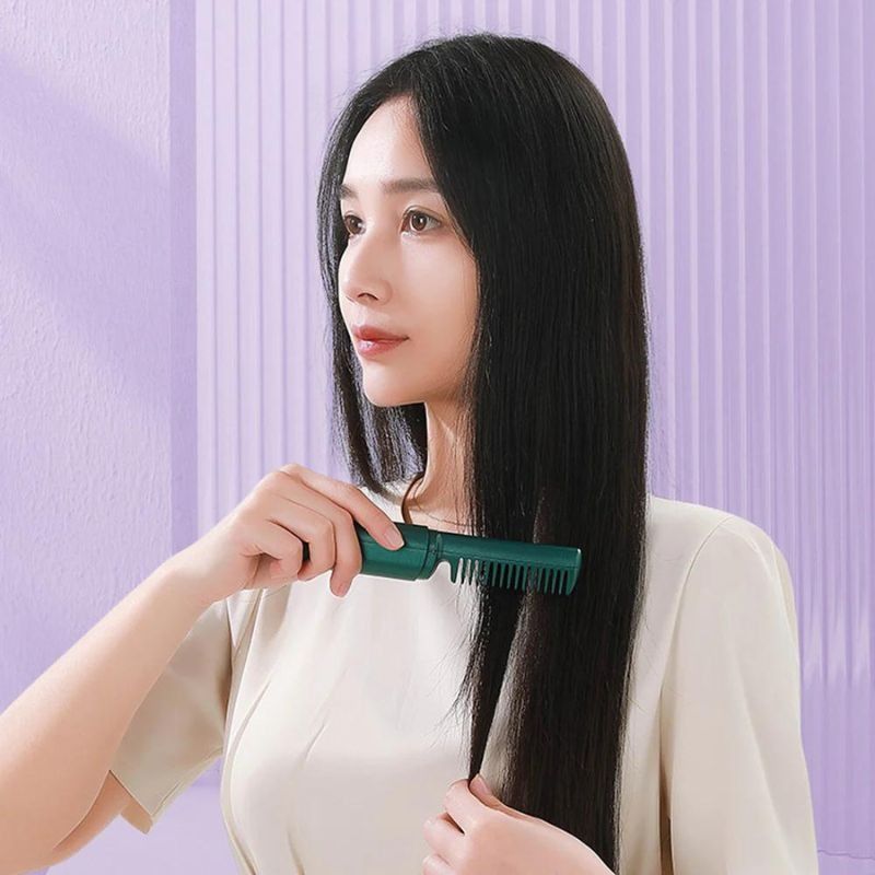 Travel Comb Cordless Rechargeable Hair Straightener | Portable Mini Hair Styling Tool for Smooth, Shiny Hair Anytime View Gallery - Pakistan