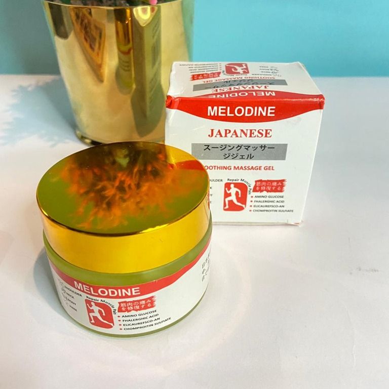 MELODINE Japanese Soothing Massage Gel | Fast-Absorbing Herbal Pain Relief Cream for Shoulder, Neck, Back & Knee View Gallery - Pakistan