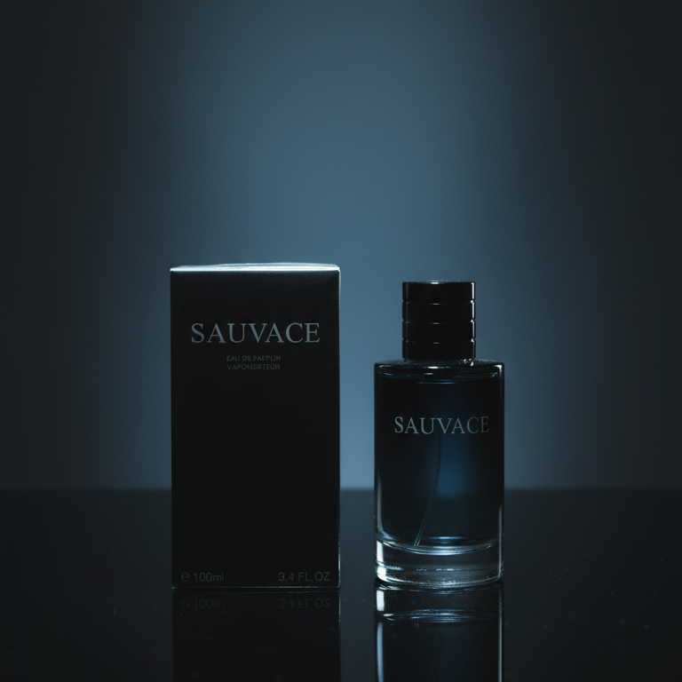Sauvace Eau De Parfum – Powerful And Masculine Fragrance With Fresh, Spicy, And Woody Notes For A Bold And Timeless Scent Experience (100 ml)