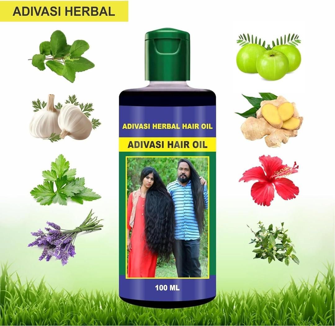 Adivasi Herbal Hair Oil And Shampoo Deal Pack Of 2 – Natural Hair Care Combo For Strong, Shiny, And Healthy Hair (Oil 100ml + Shampoo 200ml) View Gallery - Pakistan