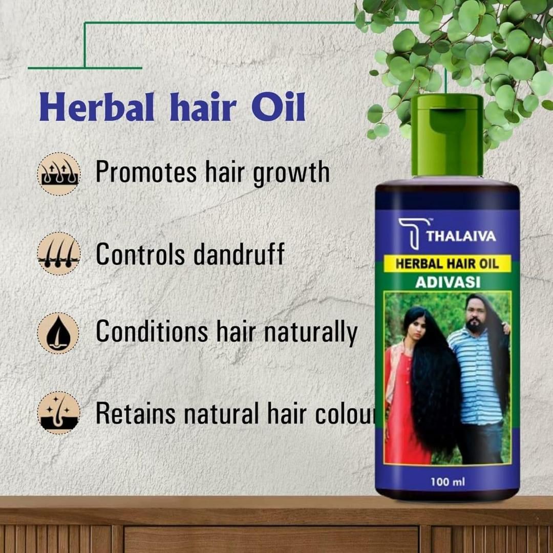 Adivasi Herbal Hair Oil And Shampoo Deal Pack Of 2 – Natural Hair Care Combo For Strong, Shiny, And Healthy Hair (Oil 100ml + Shampoo 200ml) View Gallery - Pakistan