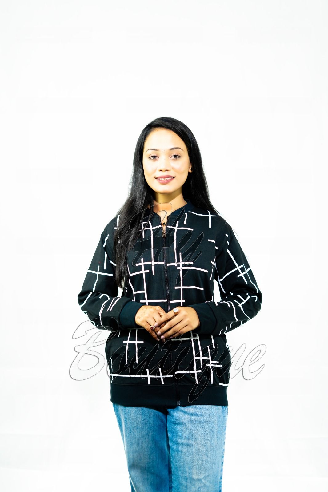 Rockstyle Women’s White Lining Winter Jacket | Stylish, Warm & Comfortable Outerwear for Ladies – Premium Quality View Gallery - Pakistan