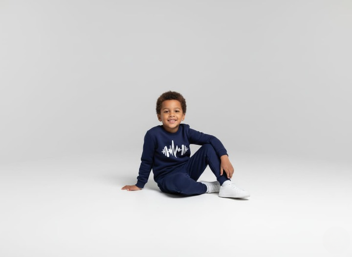 Boys Winter Casual Long Sleeve Printed Patchwork Round Neck Sweatshirt | Warm, Stylish & Comfortable Winter Wear View Gallery - Pakistan