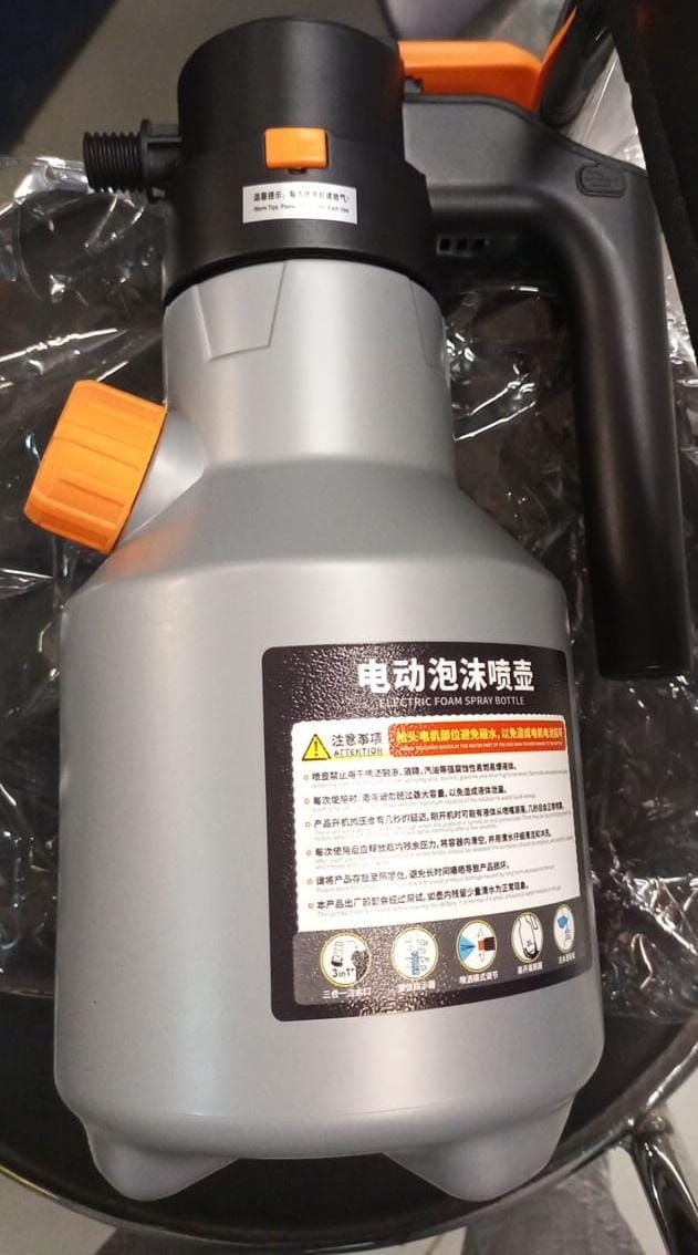 2L Electric Foam Sprayer Handheld Pump | Motorized Snow Foam Cannon for Car Wash, Gardening & Home Cleaning View Gallery - Pakistan