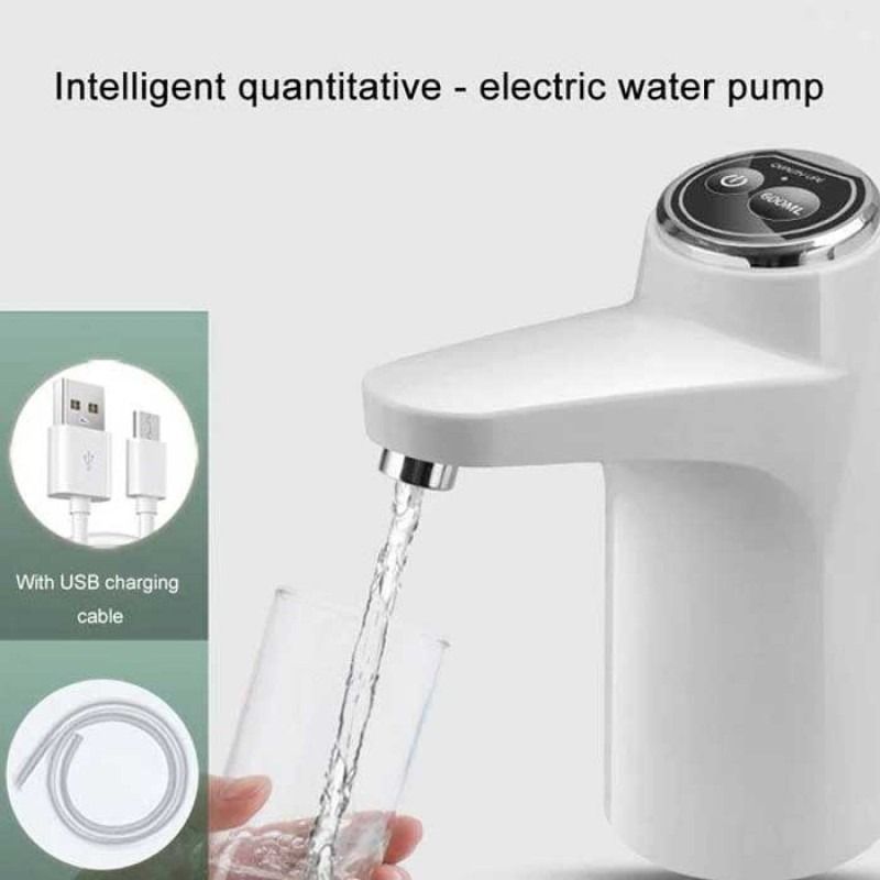 Mclassic MD-03 Touch Intelligent Electric Water Pump – Rechargeable Automatic Dispenser For Bottled Water With One-Touch Operation (Random Color)