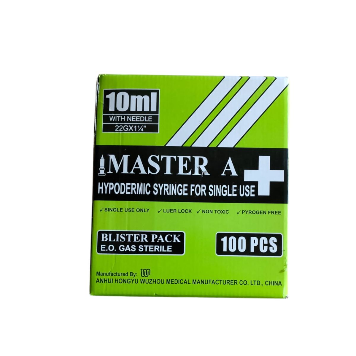 Master A+ Hypodermic Syringe – Precision, Safety &amp; Comfort for Medical Professionals, Designed for Accurate Dosage, Smooth Injection &amp; Reliable Performance (Pack of 100)