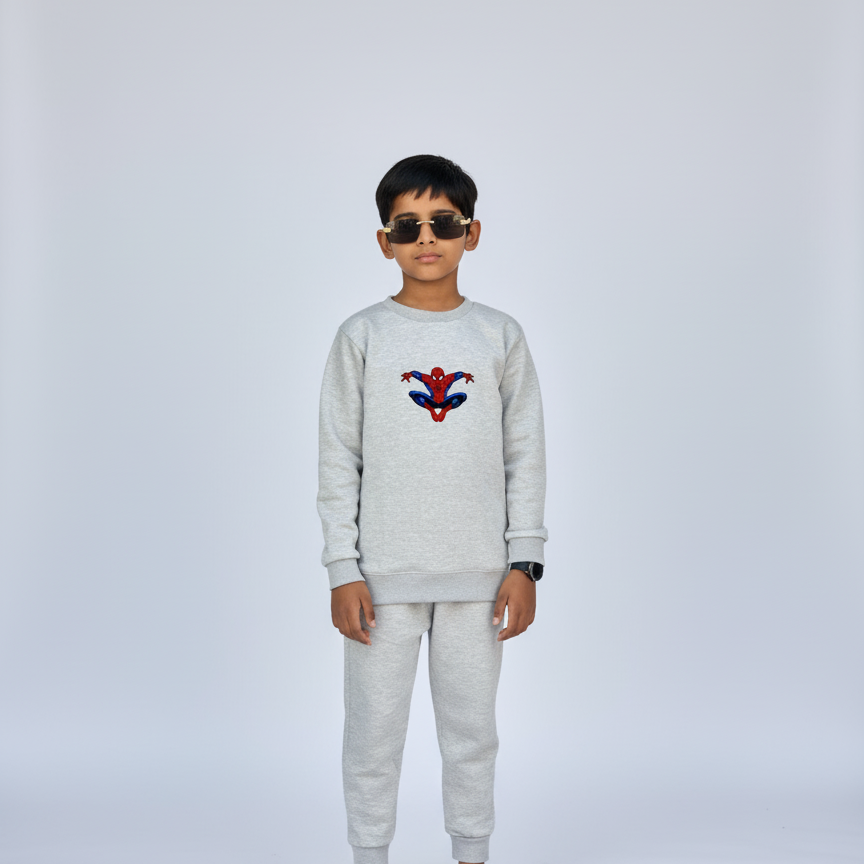 Kids Fleece Tracksuit | Sweatshirt & Pajama Set for Baby Boys – Warm, Comfy Winter Outfit for Daily Wear FOR BABY AND KIDS View Gallery - Pakistan