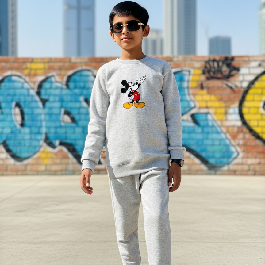 Kids 2-Piece Tracksuit | Sweatshirt & Sweatpants Set for Boys & Girls – Comfortable Outfit for Spring, Fall & Winter FOR BABY AND KIDS View Gallery - Pakistan