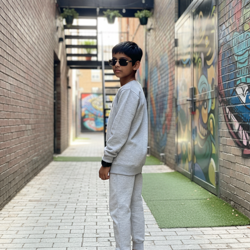 Kids 2-Piece Tracksuit | Sweatshirt & Sweatpants Set for Boys & Girls – Comfortable Outfit for Spring, Fall & Winter FOR BABY AND KIDS View Gallery - Pakistan